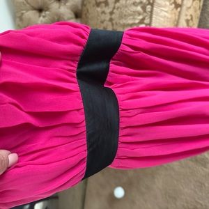 Link above knee length dress with black strap